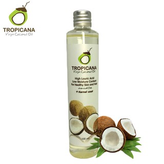 น้ำมันมะพร้าวบริสุทธิ์สกัดเย็น ออร์แกนิค Tropicana (ขนาด100มล.)