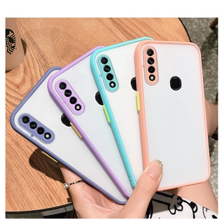 เคส OPPO A31 2020 A15S A15 A74 5G A93 A53 สำหรับ เคสโทรศัพท์แม่นยำป้องกันกล้องเคสแข็งเคสฝาหลังสีดำด้าน | RMD