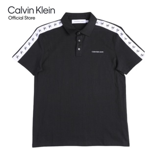 สินค้า Calvin Klein เสื้อโปโลผู้ชาย รุ่น 40DC214 010 - สีดำ
