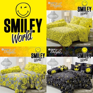 [3 ลาย] TULIP DELIGHT ชุดผ้าปูที่นอน สไมลีย์ Smiley World #Total ทิวลิป ชุดเครื่องนอน ผ้าปูเตียง ผ้านวม สไมลีย์เวิลด์