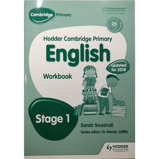 หนังสือ แบบฝึกหัด ภาษาอังกฤษ HODDER CAMBRIDGE PRIMARY ENGLISH Workbook STAGE1 71Page