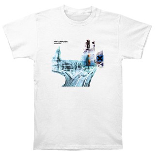 T-shirt  เสื้อยืดลายกราฟฟิก radiohead OK Computer CD LPS-5XL