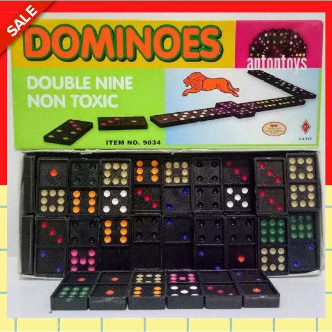 ภาพหน้าปกสินค้าโนมิโน่ เกมส์ โดมิโน่ กล่องใหญ่ 54/28 ตัว Domino ของเด็กเล่น