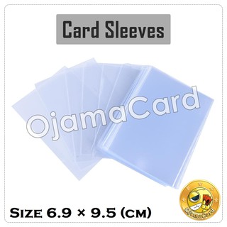 สินค้า (Oversize) ซองใส ซองคลุมสลีฟ บัดดี้ไฟท์ โปเกมอน เมจิก 100 ซอง ขนาด 6.9 × 9.5 (ซม.) | Cover Sleeves - Transparent「100ct.」