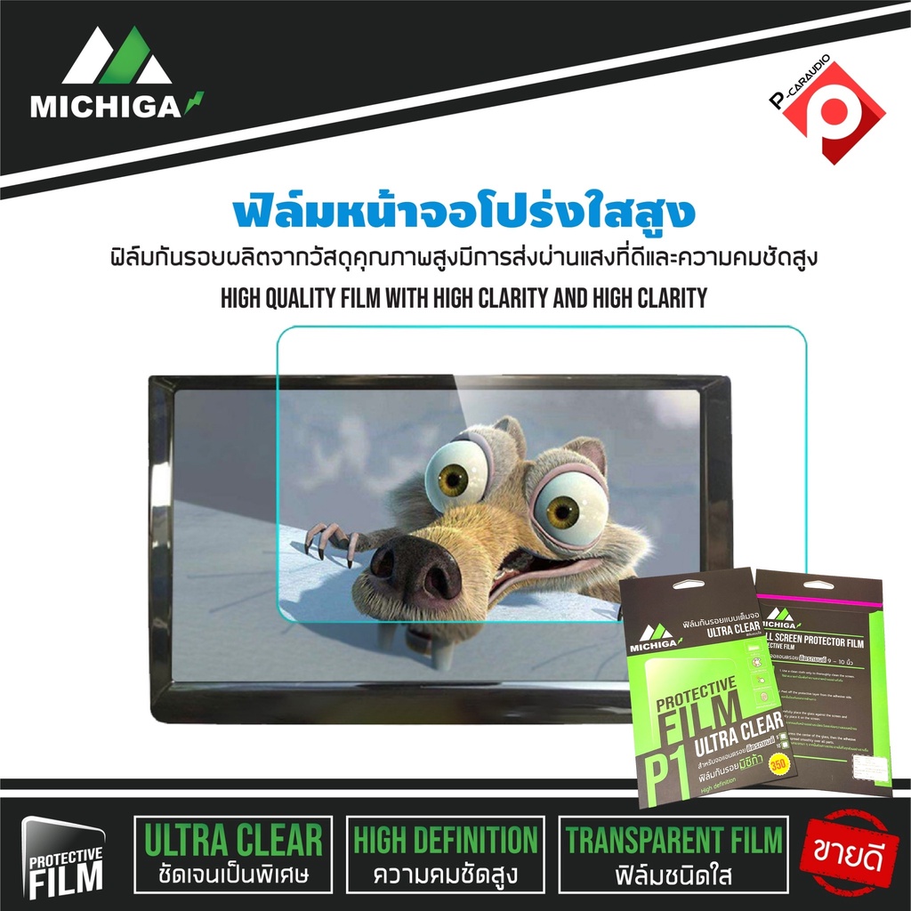 ถูกสุดๆ-ฟิล์มกันรอยจอแอนดรอยขนาดติดรถยนต์-9-นิ้ว-และขนาด-10-นิ้ว-สินค้าพร้อมส่ง-จากไทย