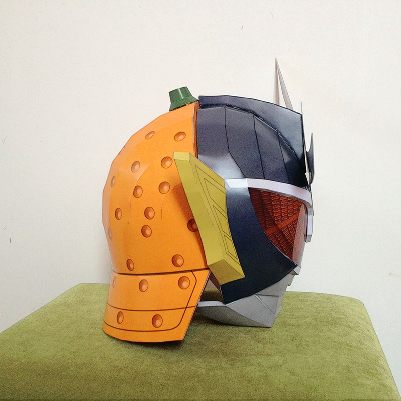 ภาพสินค้าDiy Papercraft Kamen Rider Gaim Wearable หมวกกันน็อค 3 D ของเล่นสําหรับเด็ก จากร้าน liu16915th.th บน Shopee ภาพที่ 2