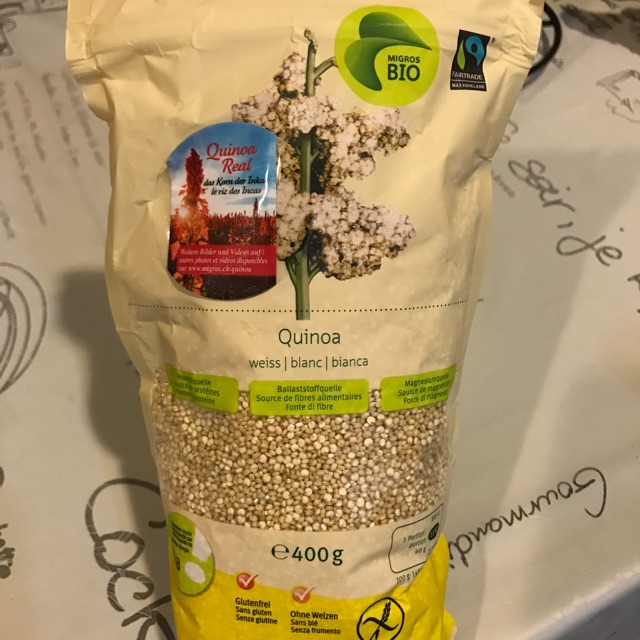 คินัวเมล็ดขาว-ออแกนิกจากสวิส-organic-white-quinoa-400-g