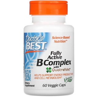 ภาพสินค้า(พร้อมส่ง) Doctor's Best , Fully Active B Complex with Quatrefolic. วิตามินบีรวม เสริมสุขภาพ เพื่อให้ร่างกายทำงานได้ปกติ จากร้าน 3therb บน Shopee ภาพที่ 3