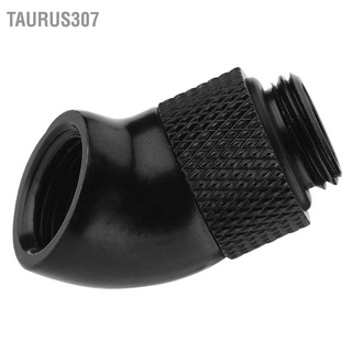 ภาพขนาดย่อของสินค้าTaurus307 อะแดปเตอร์ข้อต่อ เกลียว G1/4 นิ้ว 45 องศา แบบหมุน มุมโค้ง สำหรับคูลลิ่ง CPU