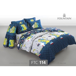 FTC114: ผ้าปูที่นอน ลาย Minion/Fountain