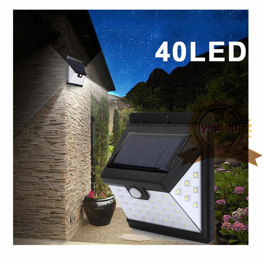 ภาพหน้าปกสินค้าSolar ไฟติดผนังโซล่าเซลล์ 35 LED Motion sensor ไม่เสียค่าไฟทุกวัน* จากร้าน y_shopping บน Shopee