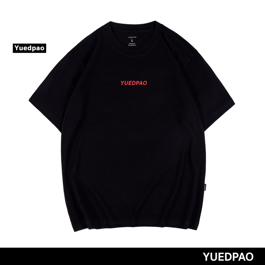 ค่าสัมบูรณ์yuedpao-เสื้อยืด-oversize-red-logo-รับประกันไม่ย้วย-2-ปี-เสื้อยืดสีพื้น-oversize-สี-blackถูกสุดๆs-3xl