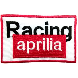 Aprilia ตัวรีดติดเสื้อ หมวก กระเป๋า แจ๊คเก็ตยีนส์ Hipster Embroidered Iron on Patch  DIY