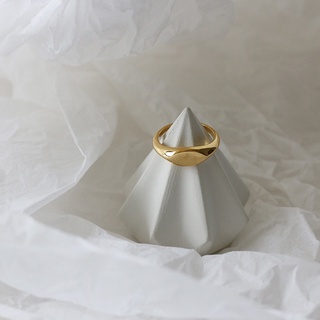 favr.co — Oval signet ring (stainless steel+18k gold) แหวนทองทรงรี
