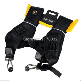 สายคล้องไหล่แบบคู่ กล้อง Mirorless DSLR Quick Strap Double Shoulde