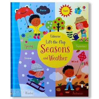 DKTODAY หนังสือ USBORNE LIFT-THE-FLAP SEASONS AND WEATHER (AGE 3+)