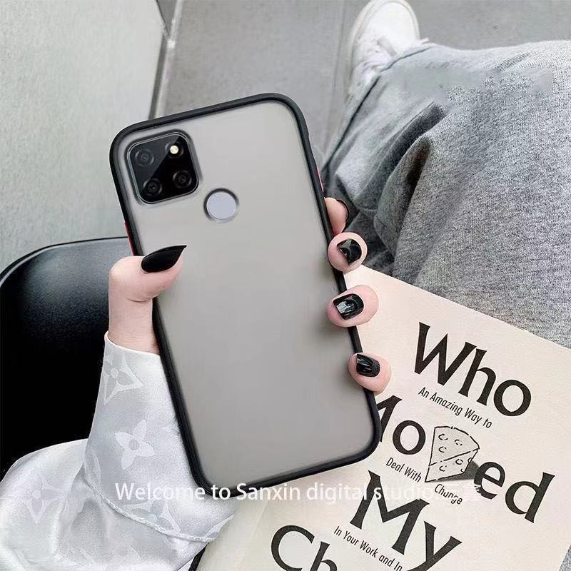 ส่งจากไทย-เคสกันกระแทก-ปุ่มสีผิดด้าน-oppo-a15-เคสโทรศัพท์-ออฟโป้-ขอบนิ่มหลังแข็ง-เคส