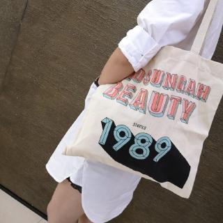 2020 new fashion portable shoulder canvas bag Korean students canvas shopping bags