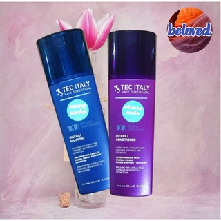 Tec Italy Riccioli Shampoo/Conditioner 300 ml แชมพู ครีมนวดผม สำหรับผมดัด หยิก หยักศก