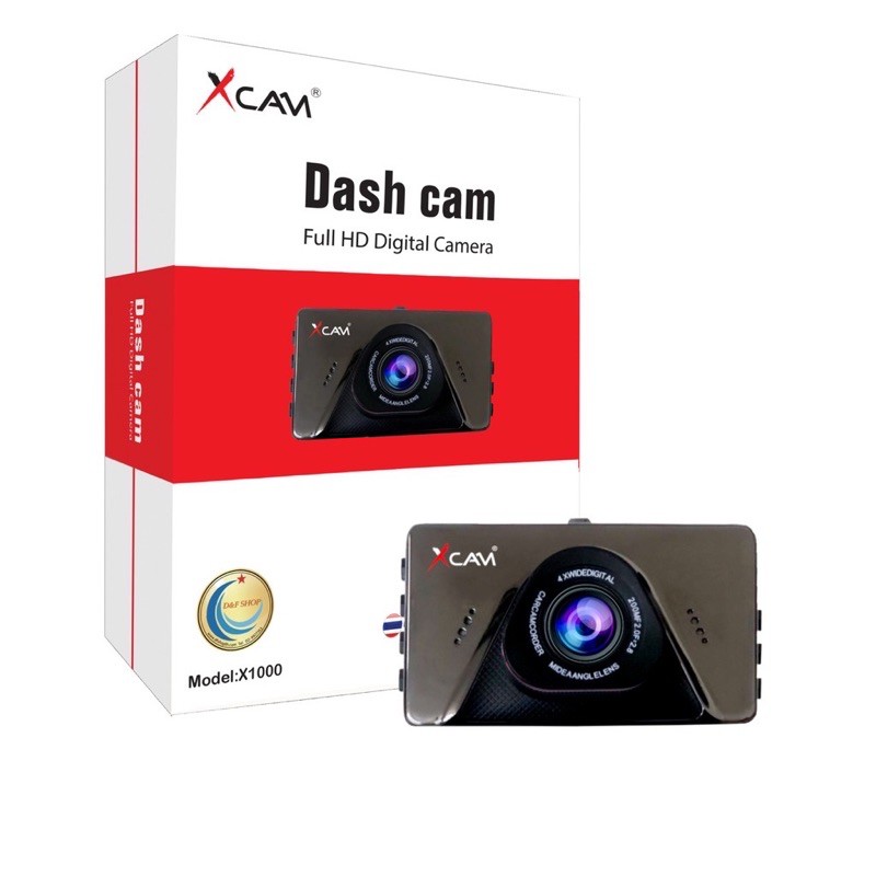 กล้องติดรถยนต์แบรนด์-xcam-ของแท้100-รับประกันศูนย์-รุ่น-x1000-ระบบwdr-ความละเอียด-1080p-ภาพชัดทั้งกลางวันกลางคืน
