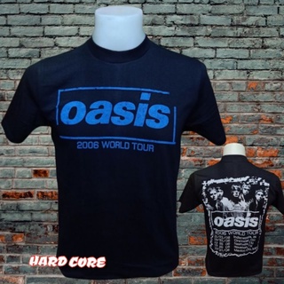 เสื้อวง OASIS วงร็อค ไม่มีตะเข็บข้าง คอฟิต ป้ายUSA เสื้อทัวร์ เสื้อผู้ชาย เสื้อวินเทจ วงร็อคต่างประเทศ