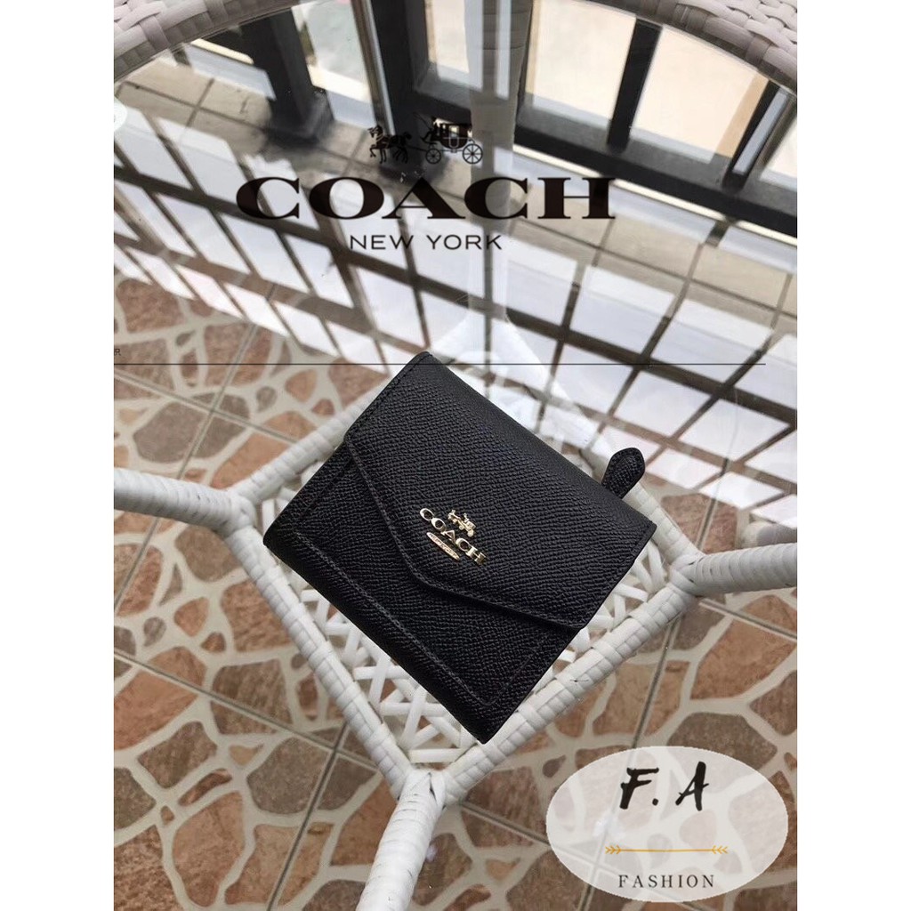 f-a-ของแท้-100-coach-กระเป๋าสตางค์สุภาพสตรี-กระเป๋าสตางค์-กระเป๋าสตางค์เหรียญ-คลิปสั้น-หนังว-59972