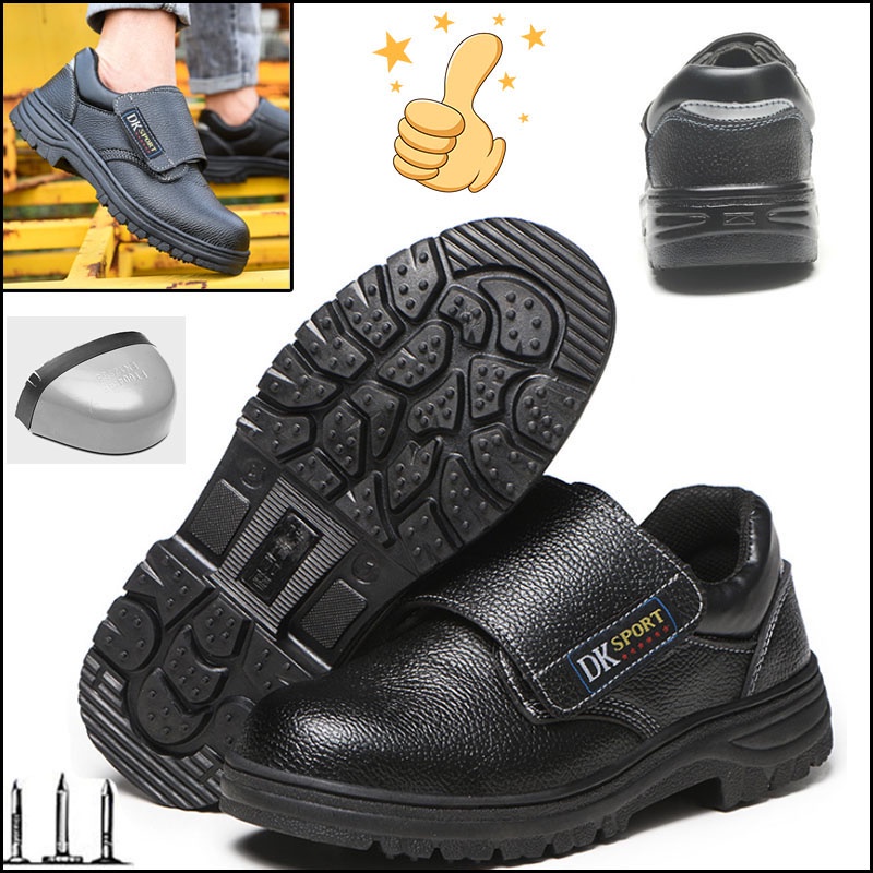 รองเท้าเซฟตี้พลิกกลับสีดำ-safety-jogger-รุ่น-ป้องกันการทุบและป้องกันการแทงสามารถใช้ในห้องครัว-อาคาร-โรงงาน