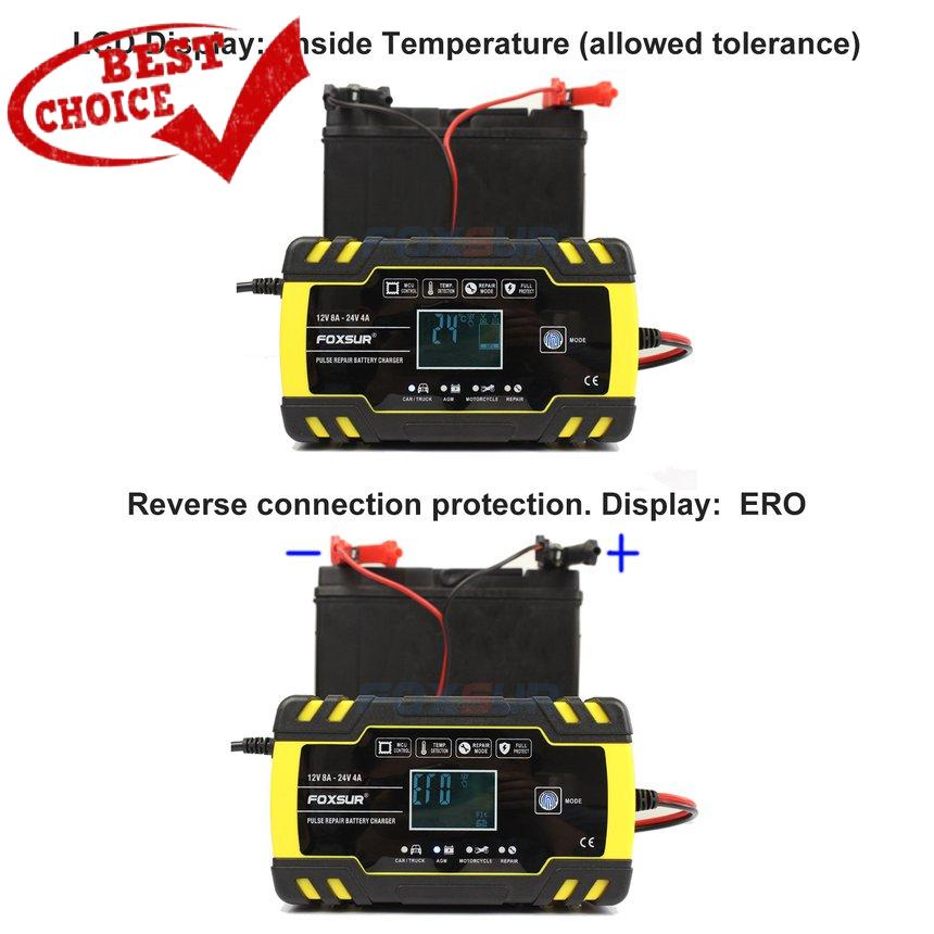 เครื่องชาร์จแบตเตอรี่รถยนต์อัตโนมัติ-12v-8a-24v-4a