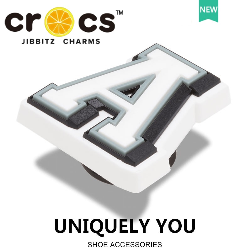 ภาพหน้าปกสินค้าCrocs jibbitz ตัวอักษรภาษาอังกฤษ A-Z คุณภาพสูง สําหรับตกแต่งรองเท้า crocs