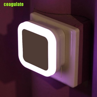 [Coagulate834TH] โคมไฟกลางคืน Led เซนเซอร์ควบคุมอัตโนมัติ ปลั๊ก Us สําหรับห้องนอน