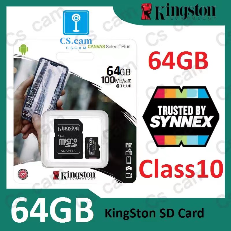 kingston-micro-sd-card-64gb-class-10-ของแท้ประกันศุนย์