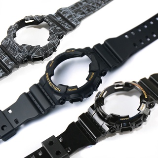 สายนาฬิกาข้อมือเรซิ่น กันน้ํา อุปกรณ์เสริม สําหรับผู้ชาย Casio G-SHOCK GA-110 GA-100 GD-120 5146 5081