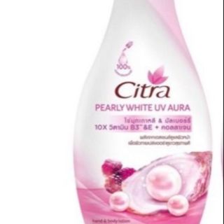 สินค้า 2/1 ชิ้น Citra Pearly Whitening UV Aura Lotion 400 ml ซิตร้า 400 มล
