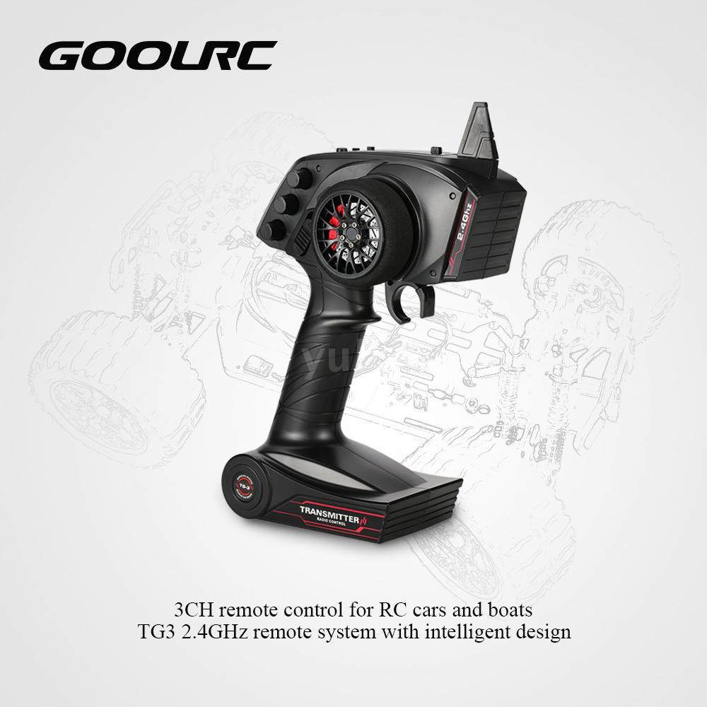 ภาพหน้าปกสินค้าOriginal GoolRC TG3 2.4GHz 3CH Digital Radio Remote Control Transmitter with Receiver