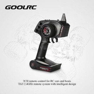 ภาพหน้าปกสินค้าOriginal GoolRC TG3 2.4GHz 3CH Digital Radio Remote Control Transmitter with Receiver ซึ่งคุณอาจชอบราคาและรีวิวของสินค้านี้