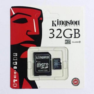 สินค้า Kingston เมมโมรี่การ์ด Micro sd card Memory Card 32GB กล้อง/กล้องติดรถยนต์ / โทรศัพท์มือถือ เทียบแท้