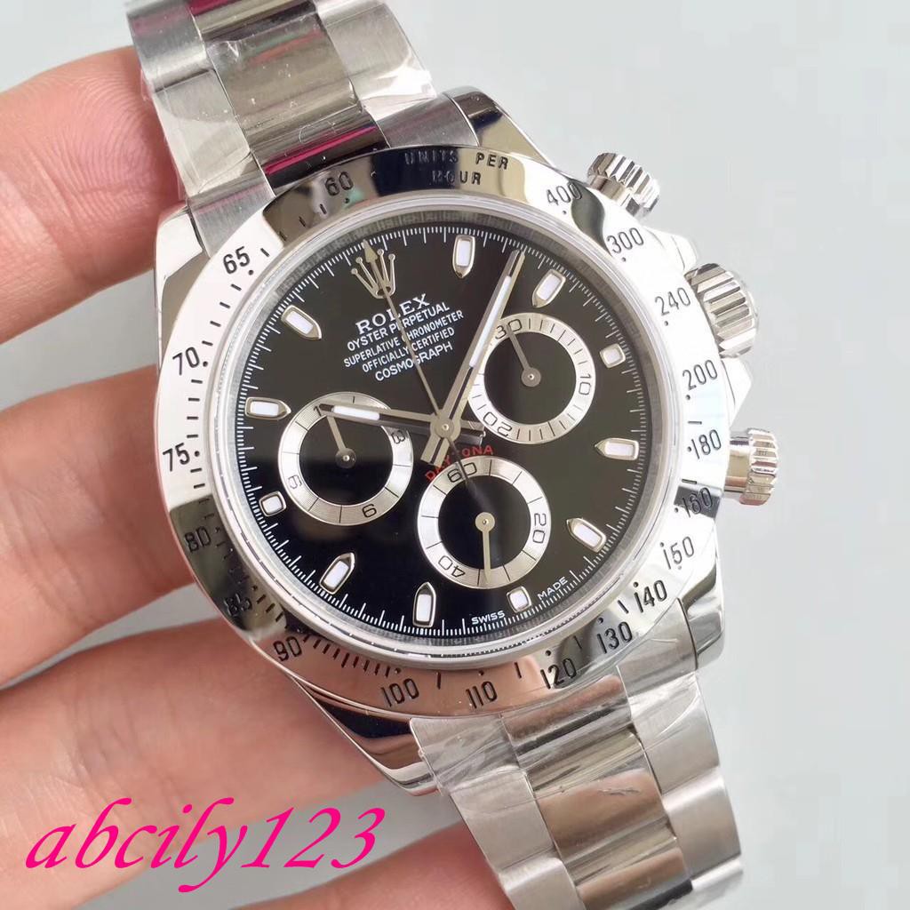 rolex-cosmograph-นาฬิกาผู้ชาย-daytona-three-eyes-นาฬิกากลไกจักรกล-chronograph-116520-78590