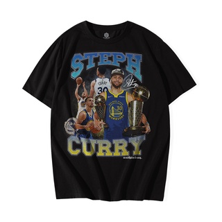 เสื้อยืด พิมพ์ลาย Stephen Curry GSW Golden State Warriors NBA สําหรับผู้ชายS-5XL