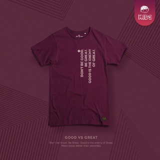 (พร้อมส่ง) เสื้อยืดเด็ก 1-10 ขวบ Think collection ลาย Good Great 3 สี นุ่มแบบตะโกน by ACTs Of Green