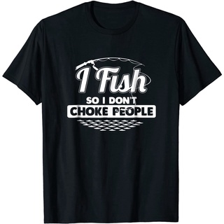 2020 I Fish So I Dont Choke People Funny Sayings Fishing T-shirt sale