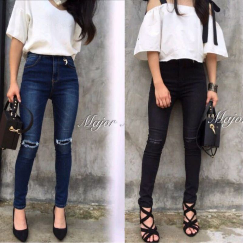 jh729-สกินนี่ยีนส์มี2สี-s-xl-jeans-house