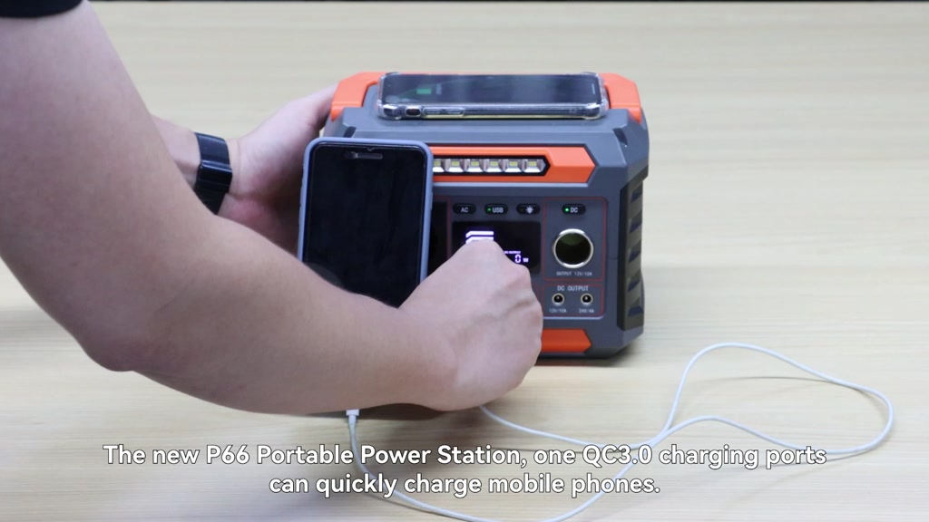 ใช้ขณะชาร์จ-flashfish-power-box-แค้มป์ปิ้ง-300w-288wh-portable-power-station-สำรองไฟ-camping-solar-power-supply