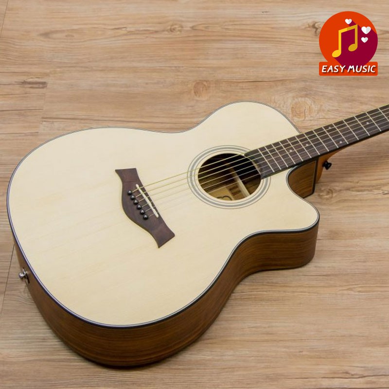 กีตาร์โปร่งไฟฟ้า-gusta-om2ce-acoustic-electric-guitar