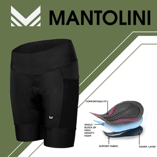 กางเกงจักรยาน Mantolini รุ่น Koala Elite cycling shorts มีกระเป๋าข้างสองด้าน