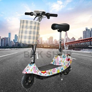 (ใหม่) สกู๊ตเตอร์ไฟฟ้า Electric Scooter 24V ไฟหน้า LED สกูตเตอร์ไฟฟ้า E-Scooter มอเตอร์ 350W รองรับน้ำหนัก 150 กิโลกรัม