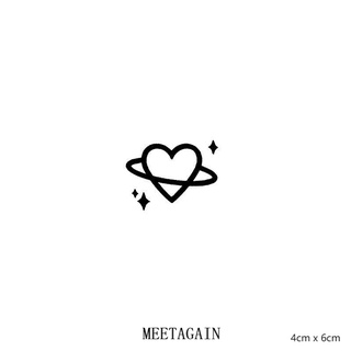 สินค้า 【MEET Magic Tattoo】สติ๊กเกอร์รอยสักชั่วคราวกันน้ําติดทนนาน 4 ซม. X 6 ซม. S-015