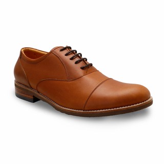 Brown StoneTimeless CAP-TOE Classy Oil tanned Toffee Tan