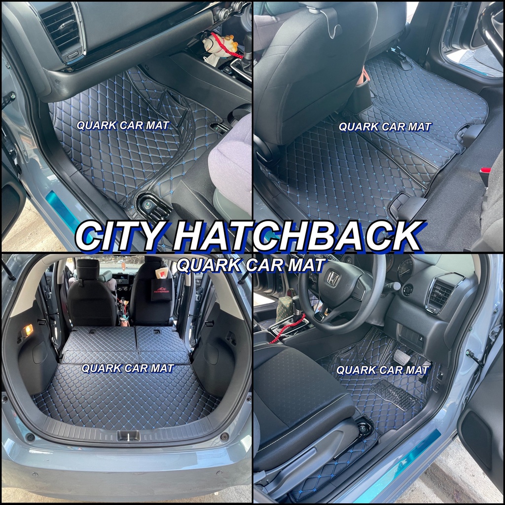 ขายดี-ฟรีแถม3-พรม6d-city-hatchback-รุ่นหนา-แท้-ตรงรุ่น-ชุดเต็มคันรวมท้าย