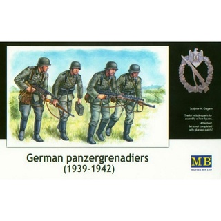 โมเดลประกอบฟิกเกอร์ทหาร Master Box 1/35MB3513 German panzergrenadiers, 1939-1942