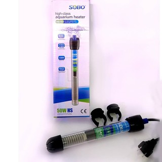 Sobo Glass Aquarium Heater HS-50 Watt ฮีตเตอร์แก้ว HS-50w